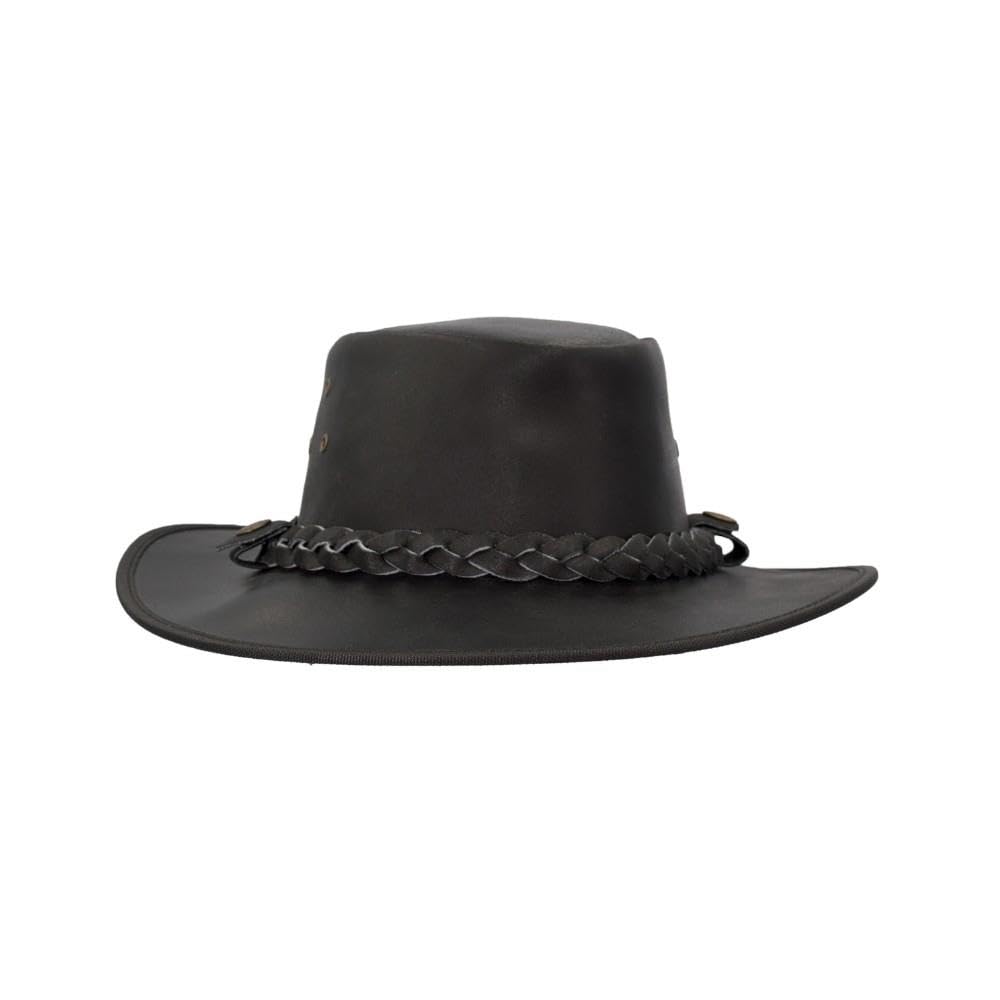 Walker and Hawkes Traveller - Sombrero de Vaquero con Adorno Trenzado - Cuero de Vacuno