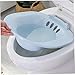 TOYANDONA Bidet Toilet Seat Bidet Pregnant Women Wash Basin Sitz Bath Toilet Disabled Bidet Pregnant Woman Plastic Postpartum Bath Chair Blue Sitz Bath Folding Toilet