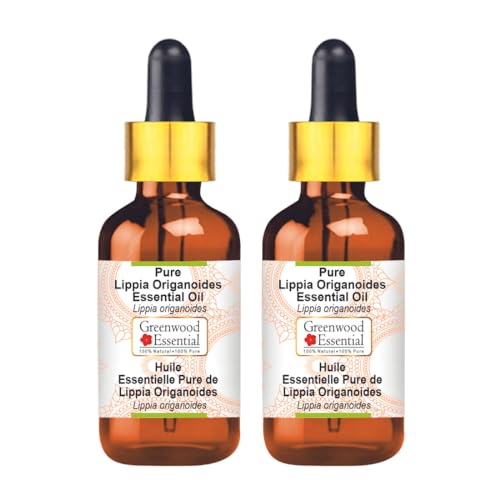 Huile essentielle de Lippia pure pour purifier l'air et le bien-être maison 100ml x2