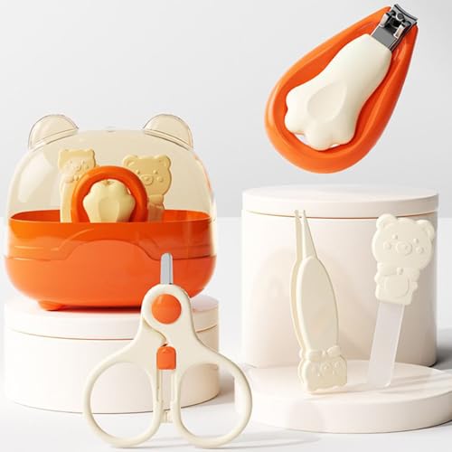 Coupe-ongles pour bébé kit manucure complet avec ciseaux lime et pince