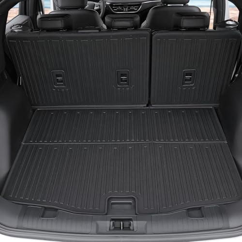 Image of Floor Mats for Ford Escape 2020-2026, All Weather Floor Mats Trunk Cargo Liner with Backrest Protectors and Door Sill Guards Accessories, Full Coverage Set (Not fit Hybrid Model)