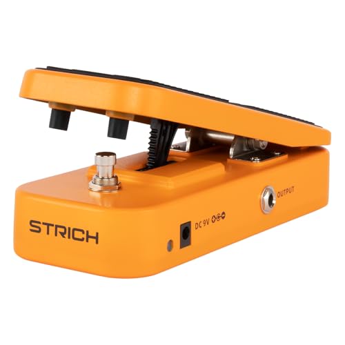 STRICH SW-2 Guitar Wah & Volume Pedal, 2 in 1 Combo Effects Pedal for Electric Guitar, Vintage Wah...