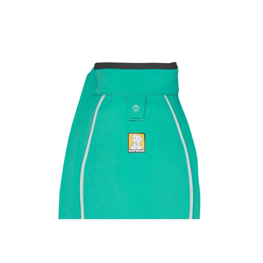 RUFFWEAR Chaqueta de Abrigo de Perro, Cloud Chaser, Resistente a la Intemperie, Protege a tu Perro del Frio, Aurora Teal, X-Large