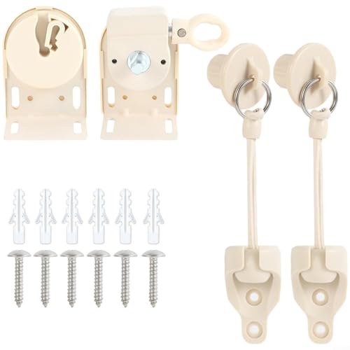 Repuestos para persianas enrollables, accesorios para persianas enrollables a prueba de viento para exteriores, accesorios para persianas enrollables con soportes de plástico y base para una