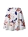 Women's Floral Printed Summer Dress Romper Boho Playsuit Jumpsuits Beach 2 Piece Outfits Top with Shorts,Beige,Small