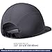 Sport Cap,Soft Brim Lightweight Running Hat Breathable Baseball Cap Quick Dry Sport Caps Cooling Portable Sun Hats for Men and Woman Performance Workouts and Outdoor Activities Dark Grey