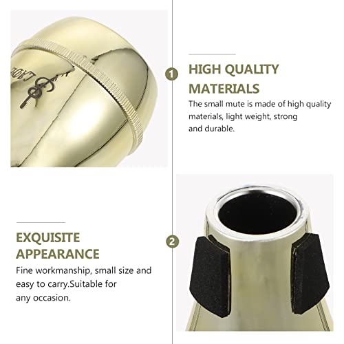 Milisten JHO05MG20N651IR29LGPQ76QU Trombone Straight Mute Trombone Harmon Mute 1Pc Professional Alto Alto Trombone Mute Practice Alto Trombone Silencer Trombone Practice Silencer Trombone Silencer Plastic thumb #3