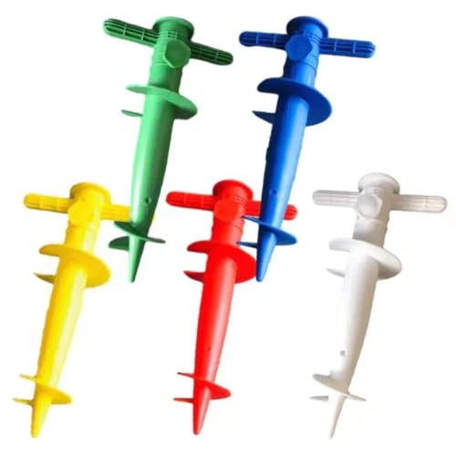 ASGRADO 2pcs Pincho Soporte para Sombrilla de Playa, Fijación en Arena, Uso en Exteriores