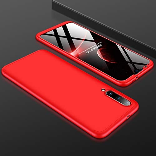 Coque Xiaomi Mi A3 antichoc intégrale PC rigide rouge 360