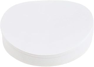 100 Pcs Round Quantitative Filter Paper Laboratory Filtration Lab Supplies 30um-50um 70/90/110/125/150mm - White, 11cm Portable and Useful Durability and nice