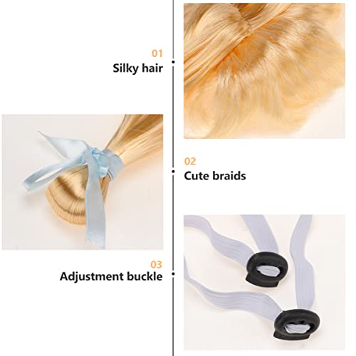 2 peças perucas peruca faixa de natal cachorro cachorro cachorro loiro grande suprimentos de Hallowe