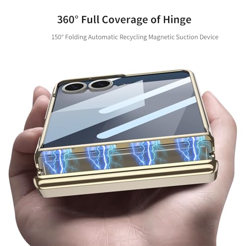 Coque Samsung Galaxy Z Flip 7 antichoc avec support magnétique violet