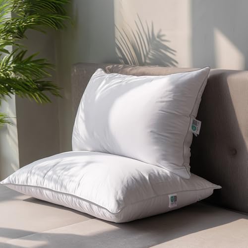Goose Down Feather King Pillows Set of 2 - image 1