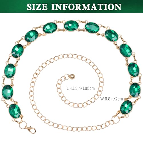 Red Chain Belt for Women Western Metal Belt Cowgirl Waist Chain Belt for Dresses Jeans2