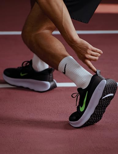 Nike Men's Promina Walking Shoes, Black/Green Strike-Ghost, 12