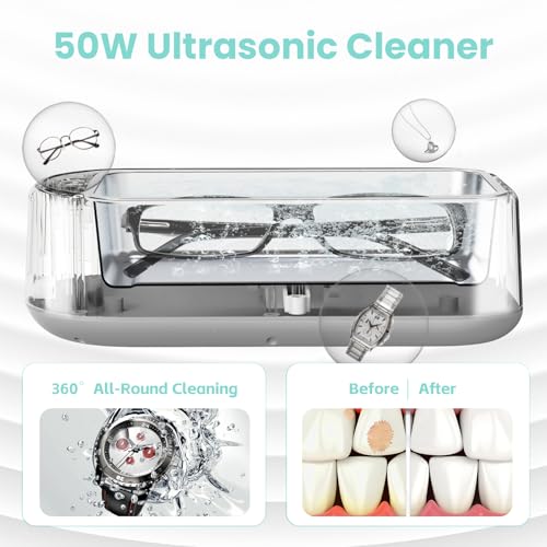 Metishell SVFJDN Ultrasonic Cleaner,50W 25Oz (700Ml) 60Khz Portable Professional Ultrasonic Cleaner Machine thumb #4
