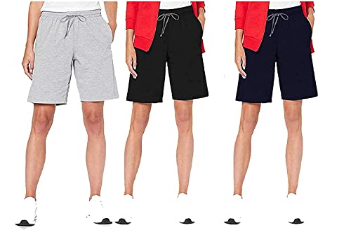 Image of Women's Cotton Shorts | Women's Bermuda Shorts | (Pack of 3)