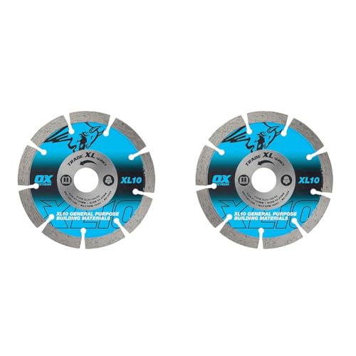 OX Trade XL-10 Segmented Diamond Blade - General Purpose - 125/22.23mm (Pack of 2)