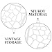 Outanaya Reusable Geometric Stencil Template for DIY Craft Projects Multipurpose Painting Stencils for Walls Floors Wood Art and Home Decor Use Tool for Precise Designs
