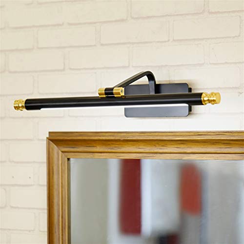 Luminaire sur miroir noir de 47cm pour illuminer une coiffeuse ou un chevet - 2