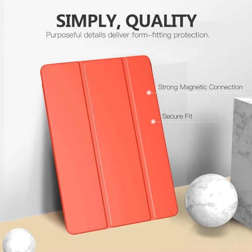Image of Moko Smart Case for iPad 9th / 8th / 7th Gen Case 10.2 Inch,Bright Guava