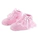 PrinceSasa Infant Newborn Toddler Baby Girl Princess Party Lace Ruffle Frilly White Pink Red Light Green Socks(Pack of 4),3f2345,size 1-2 Year(2Y)