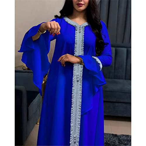 Abaya blanche manches cloches ample pour masquer les formes taille S - 3