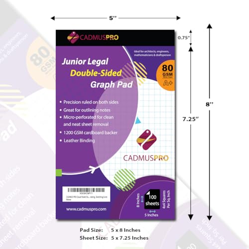 CADMUSPRO A+ Pack of 4 Junior Legal 5