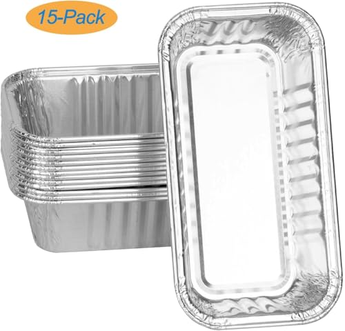 Image of Grease Pan for Charbroil 9328812P06 G416-0015-W1 G325-5703-W1 Grease Catcher with 15-Pack Aluminum Disposable Drip Pan for Charbroil Performance 463331221 463365021 and More