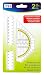 TSI Geometrie-Set (Lineal 17 cm und Geodreieck 16 cm), Transparent, Glasklarer Kunststoff, mit Facette, Art. Nr. 46305