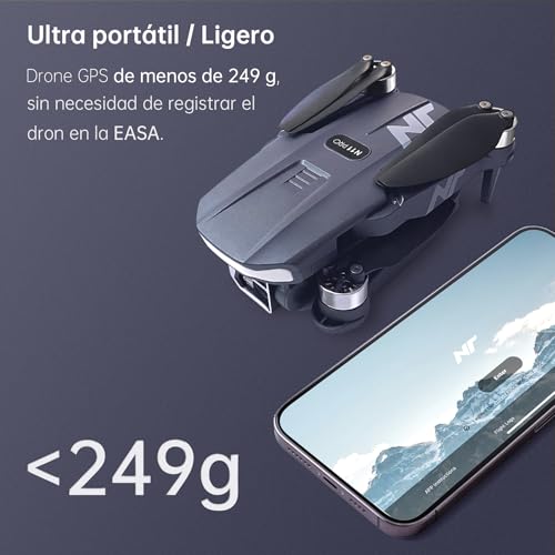 Miniatura 2 de Dron GPS con Cámara 4K HD para Adultos - NAFYRE N11 PRO: 90 min de vuelo, seguimiento automático, retorno autónomo, motor sin escobillas, transmisión 5G FPV - Ideal para principiantes