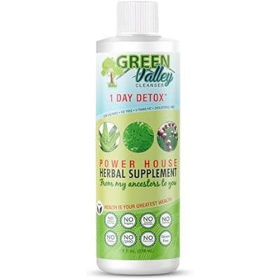 Green Valley Cleanser Natural Herbal Colon Cleanse Detox Supplement | Supports Digestion, Bloating Relief & Regularity | 8 oz Liquid