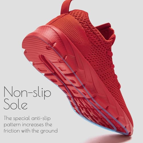 Image of ZGPWZWL Mens Running Shoes Fashion Sneakers Tennis Walking Casual Athletic Lightweight Breathable Workout Gym Comfortable Shoes