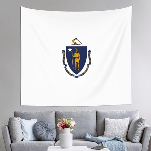 Tapiz grande decorativo de Massachusetts para pared de dormitorio y fondo de habitación JEJEA