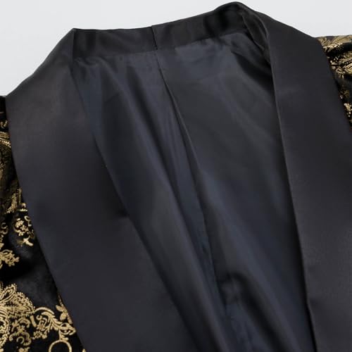 Floral Suit Jacket Men - Mens Tuxedo Blazer Jackets One Button Paisley Shawl Lapel Suits for Dinner,Prom,Wedding 20254
