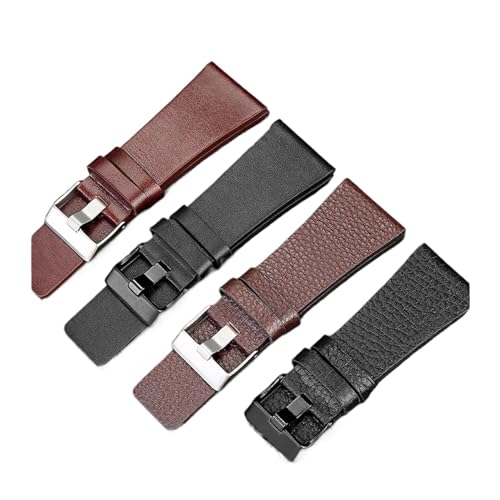 Bracelet de montre cuir interchangeable compatible Diesel 30mm 32mm - 7