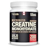 MetaLife 100% Pure Creatine Monohydrate Powder, Canada-Made, 1000 g (200 Servings) Micronized Powder, For Muscle Growth, Strength & Performance, No Additives, Unflavored, Ideal for Athletes & Fitness Enthusiasts, Third party lab tested, Vegan, Non-GMO, Gluten Free, Soy Free, Clean & Pure, Improved Performance and Recovery for Men and Women