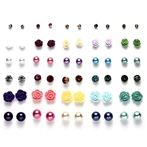 Image of Shining Diva Fashion Stylish Combo Metal Earrings for Women and Girls