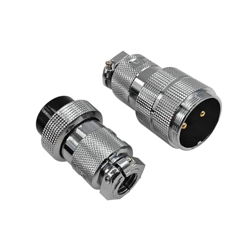 Conector GX30 de 4 pines hembra circular de 30 mm para chasis y panel 7