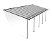 Produktbild Canopia by Palram Terrassenüberdachung Alu Sierra 3X9.15 Polycarbonat Hohlkammerplatten Pergola 924 x 295 cm Grau zur Überdachung ihrer Terrasse