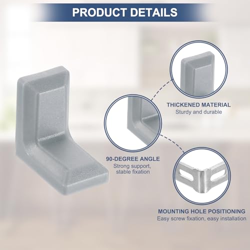 Équerre d'angle PATIKIL pour réparer un tiroir cassé ou une étagère instable avec cache