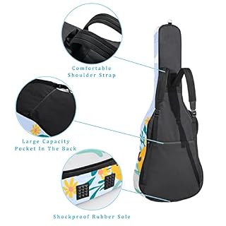 Housse de transport étanche pour guitare avec bandoulière réglable Motif dauphin sautant et coucher de soleil… - Les Beatles, Paul McCartney, John Lennon, RIngo Starr, George Harrison Housse de transport étanche pour guitare avec bandoulière réglable Motif dauphin sautant et coucher de soleil… – Image 3