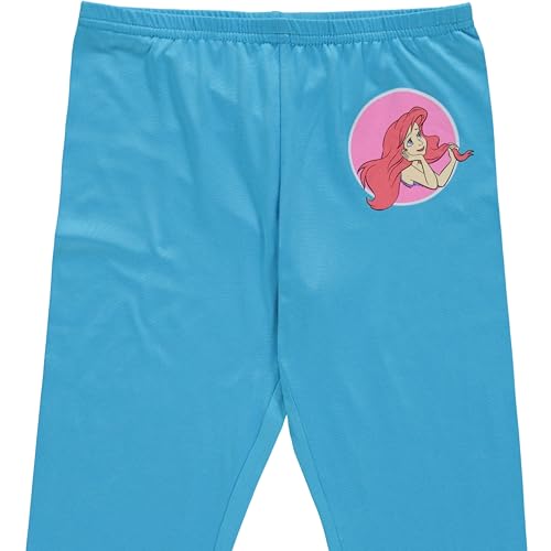 Image of Disney The Little Mermaid Leggings Clothing Set, Ariel Short Sleeve T-Shirt and Leggings Set- Girls Sizes 4-16