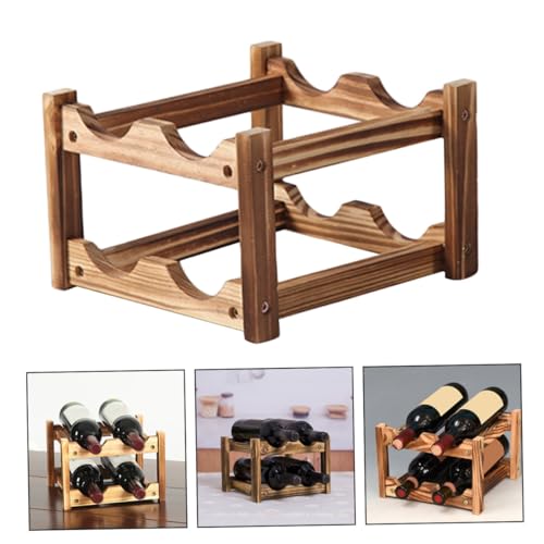 Support de rangement pour bouteilles de vin au design bistrot - 7