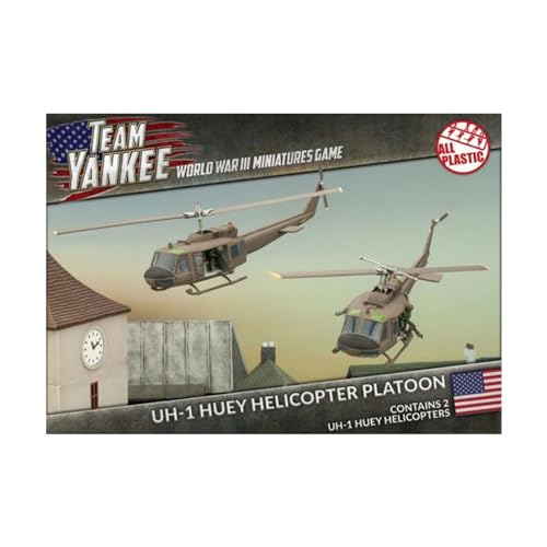 Uh-1 Huey Transport Helicopter Platoon des figurines robustes qui résistent aux parties