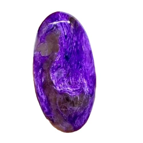 Charoïte précieuse naturelle cabochon d'exception pour joaillerie et colliers d'art