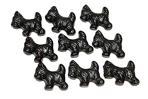 Jelly Belly Black Licorice Scottie Dogs, 5 Pounds
