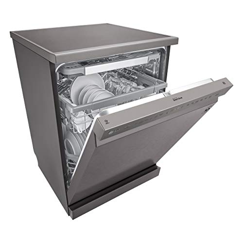 LG-DF325FP-Lavavajillas-60-cm-Inox-Antihuellas-con-tercera-bandeja-QuadWash-Inteligencia-Artificial