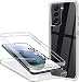 Produktbild Schutzhülle für Samsung Galaxy S21 Plus 5G (S21 + 6,7 Zoll), 360-Grad-Schutz, transparent, weich, dünn, Schutzhülle aus TPU-Silikon, Vorderseite und Polycarbonat, Kratzfest, stoßfest, Full Body Case