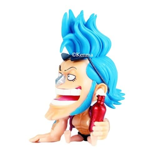 Image of KENMA One Piece Franky Action Figure 9 Cms PVC Anime Figurine Weeb Manga Collectible Model Toy